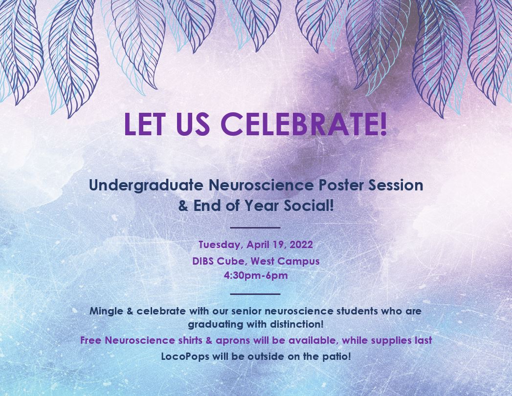 purple and blue invite flyer