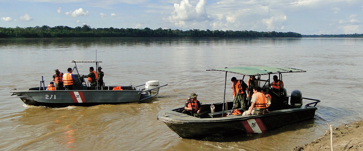 The Peruvian Navy rushed sick Madre de Dios villages to regional hospitals at the request of Duke researchers