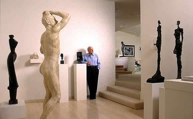 Figures in repose: living with art Photo: Chris Hildreth