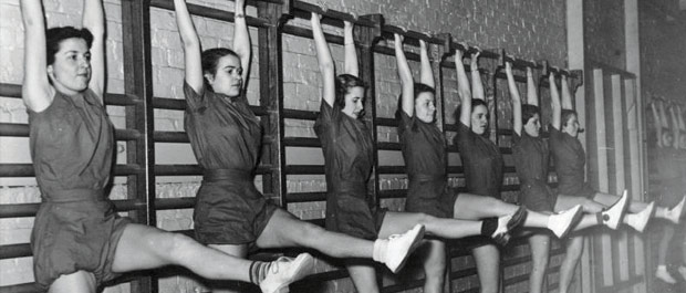 A 1938 physical-education course required for graduation. Courtesy Duke University Archives