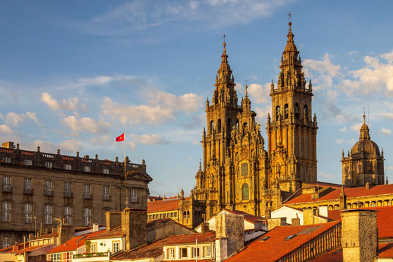 Santiago de Compostela Cathedral from the outside